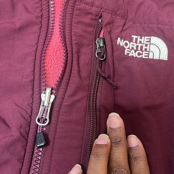 The North Face Womens Extra Small Denali Jacket Pink Maroon - Picture 3 of 11